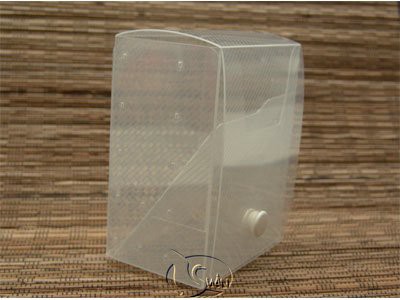 Kartenbox aus Kunststoff, transparent