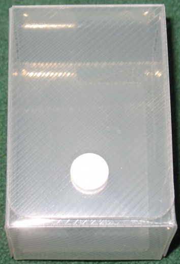 card box XS for small cards, clear plastic