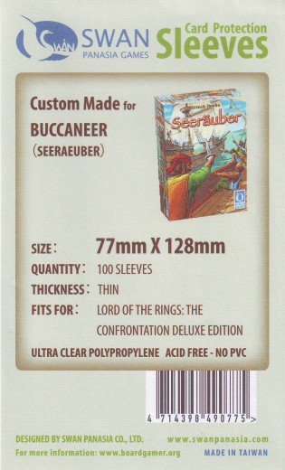 Kartenhüllen, 77mm x 128mm, 100 Hüllen, dünn