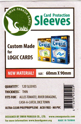 Swan card protection sleeves 60mm x 90mm, 120 pcs