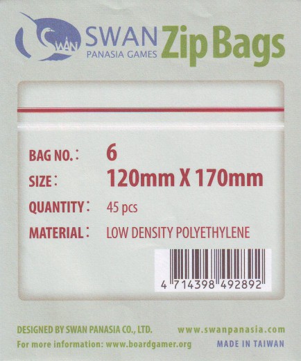Zip-Tüte 120x170 mm, 45 Stück