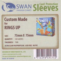 Swan card protection sleeves 75mm x 75mm, 150 pcs thin