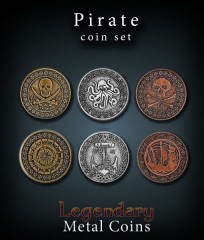 Legendary Metal Coins: Pirate Set