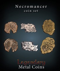 Legendary Metal Coins: Necromancer Set