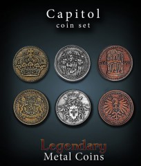 Legendary Metall Münzen Set Capitol