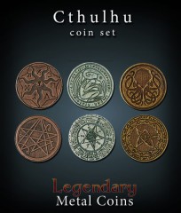 Legendary Metall Münzen Set Cthulhu