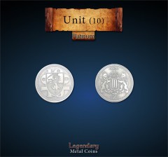 Legendary Metall Münzen: Einzelmünze Platin 10