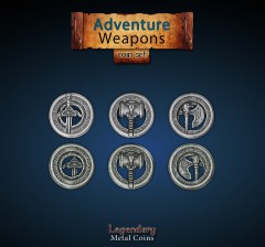 Adventure Weapons Coin Set