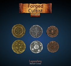 Legendary Metal Coin Set Cultist, Forged