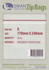 Zip lock bag 170x240mm, 20 pieces