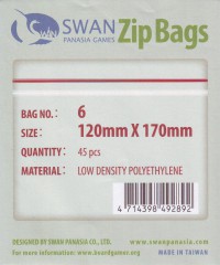 Zip lock bag 120x170 mm, 45 pieces