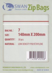 Zip lock bag 140x200mm, 30 pieces