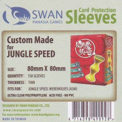 Swan card protection sleeves 80mm x 80mm, 150 pcs thin